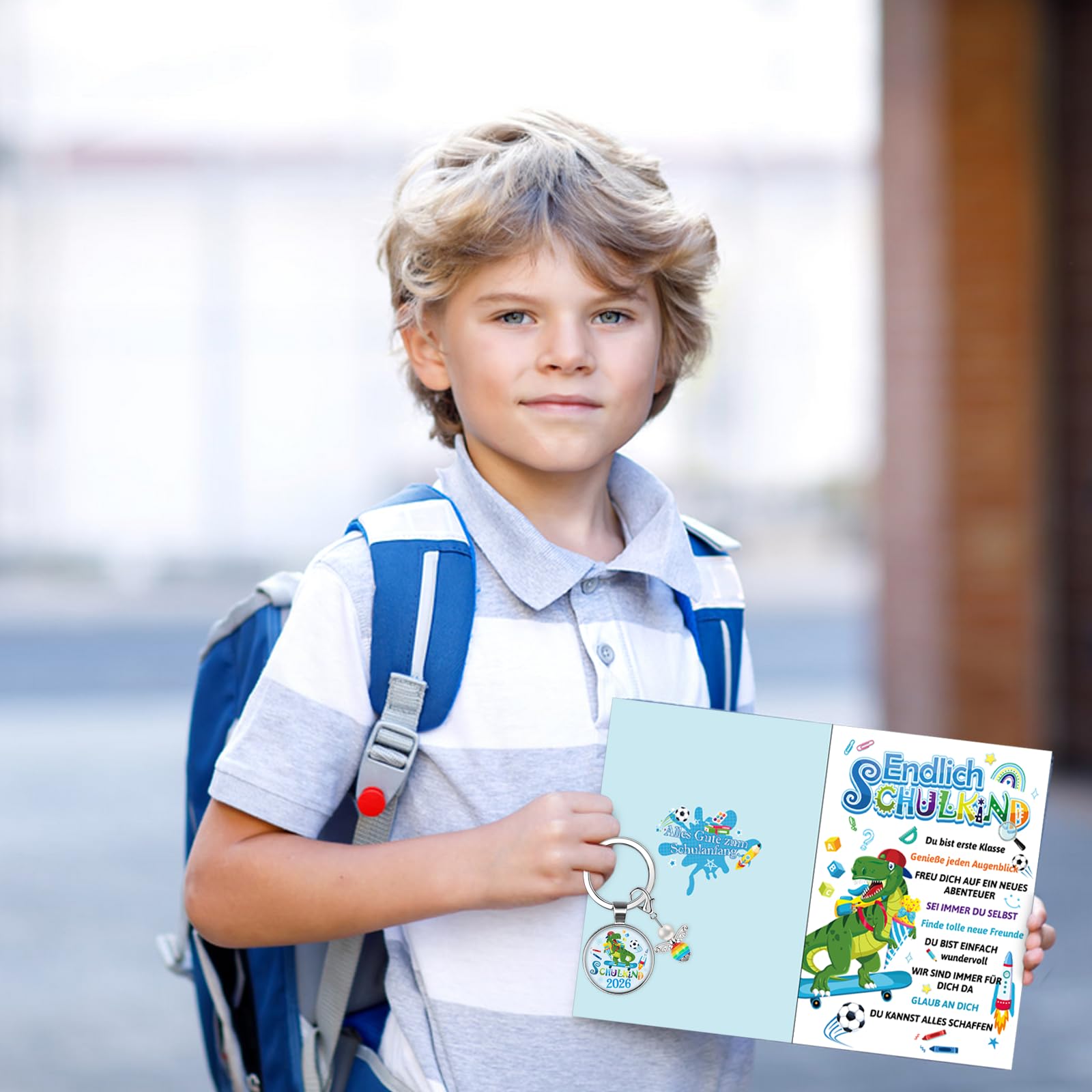 howaf-dino-einschulung-karte-schulanfang-set-mit-anh-nger image 6