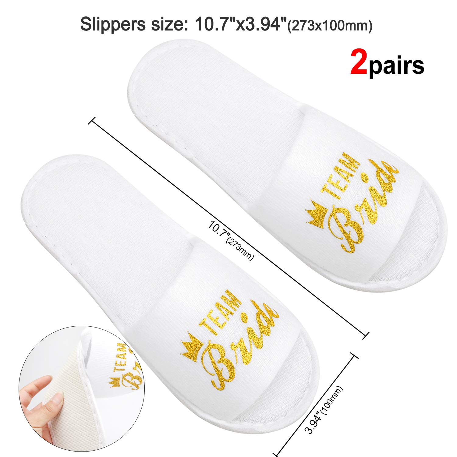 howaf-jga-spa-slipper-team-braut-hausschuhe-7-paare image 4