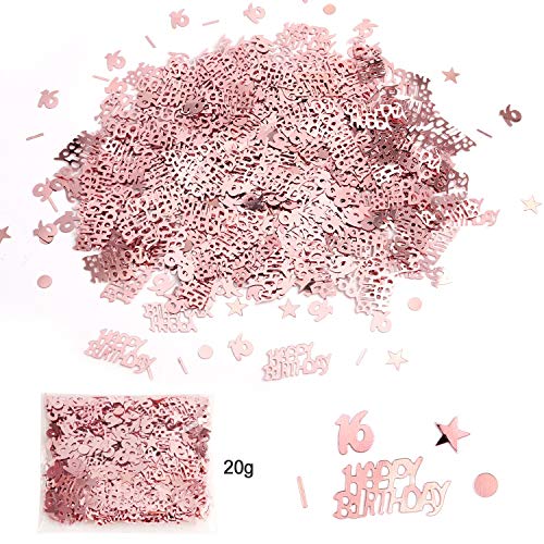 howaf-16-geburtstag-deko-m-dchen-rose-gold-h-ngedeko-set image 8
