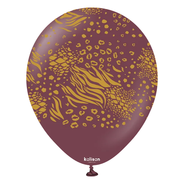 kalisan-mutant-burgundy-luftballon-gold-25-st-ck image 1
