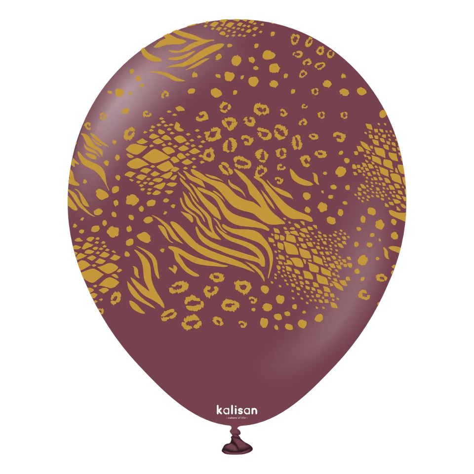 kalisan-mutant-burgundy-luftballon-gold-25-st-ck image 1