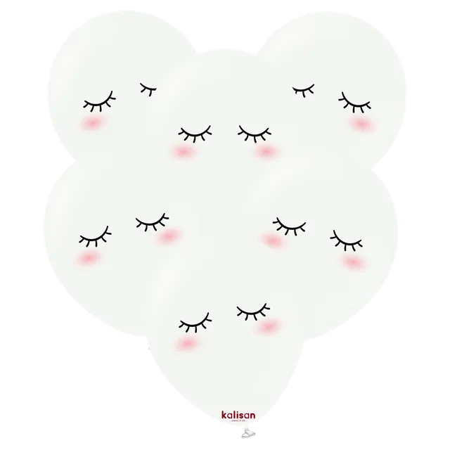 kalisan-birthday-cute-face-luftballons-25-st-ck-wei image 1