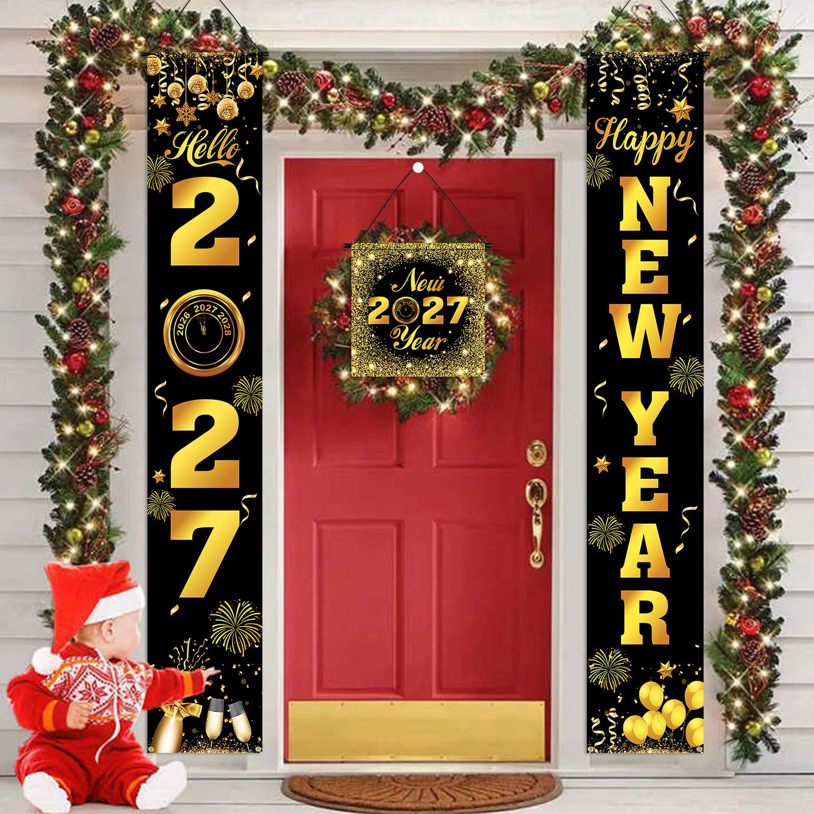 howaf-neujahr-t-rbanner-set-3-tlg-hello-2027-schwarz-gold image 6