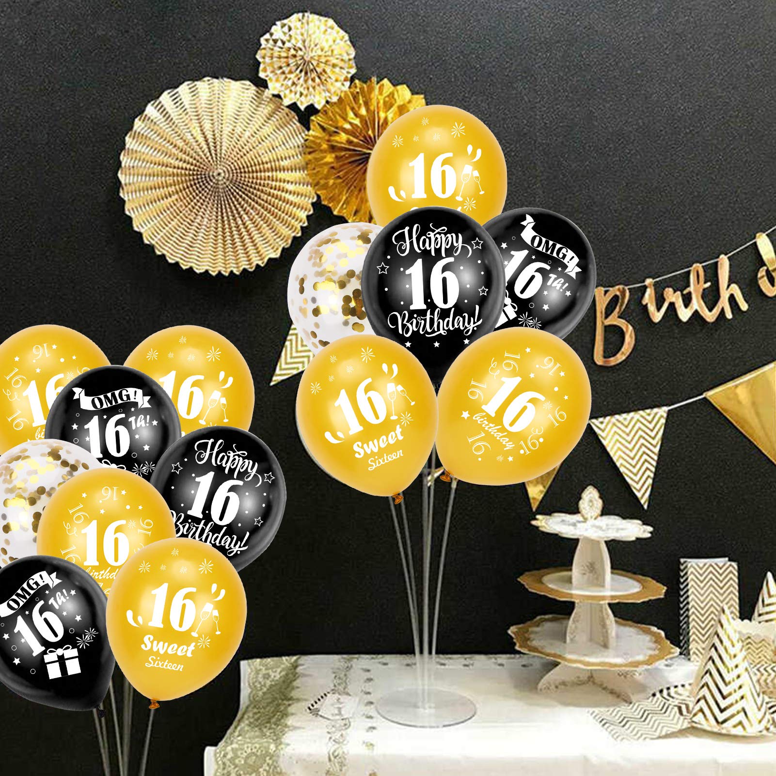 howaf-16-geburtstag-luftballons-set-30tlg-schwarz-gold-12 image 6