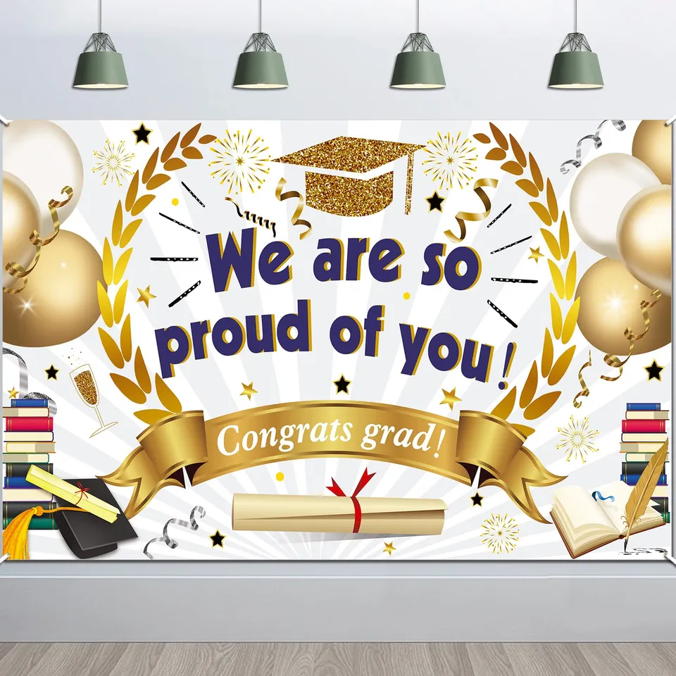 howaf-we-are-so-proud-abschluss-banner-185x110-cm-wei-gold image 1