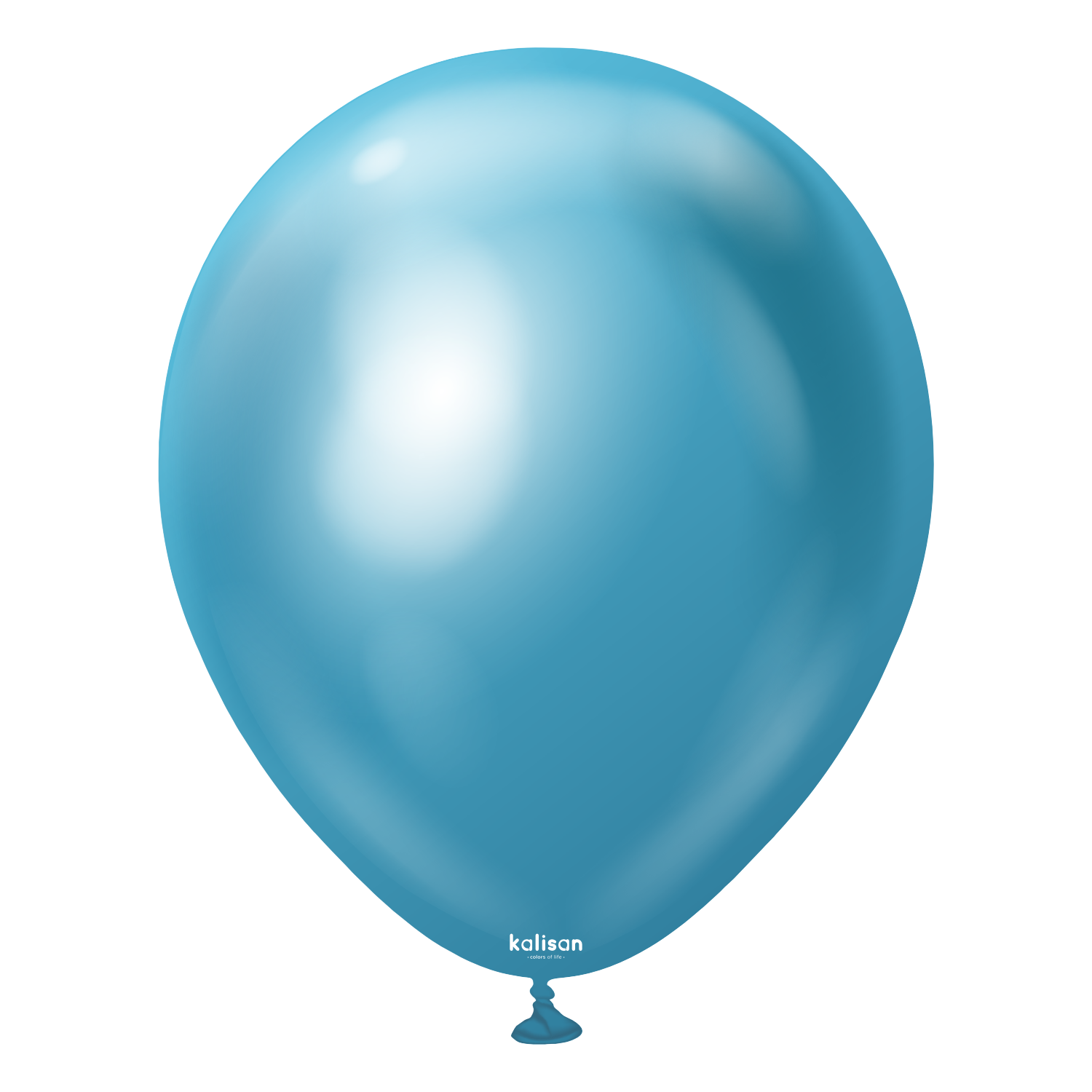 kalisan-mirror-blue-luftballons-12-zoll-25-st-ck-chromblau image 1