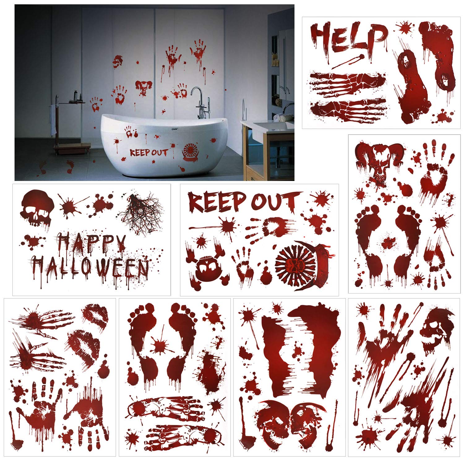 howaf-halloween-fensterbilder-blutig-set-c-80-st-ck image 2