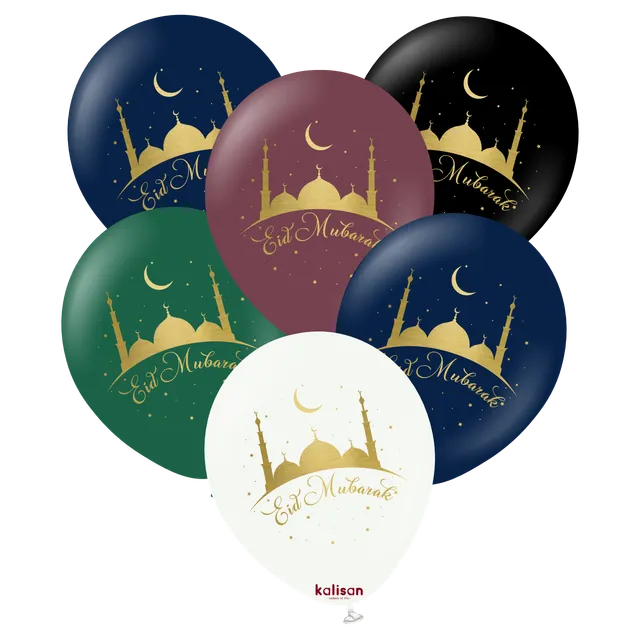 kalisan-religious-eid-m-barak-theme-2-luftballons-25-st-ck image 1