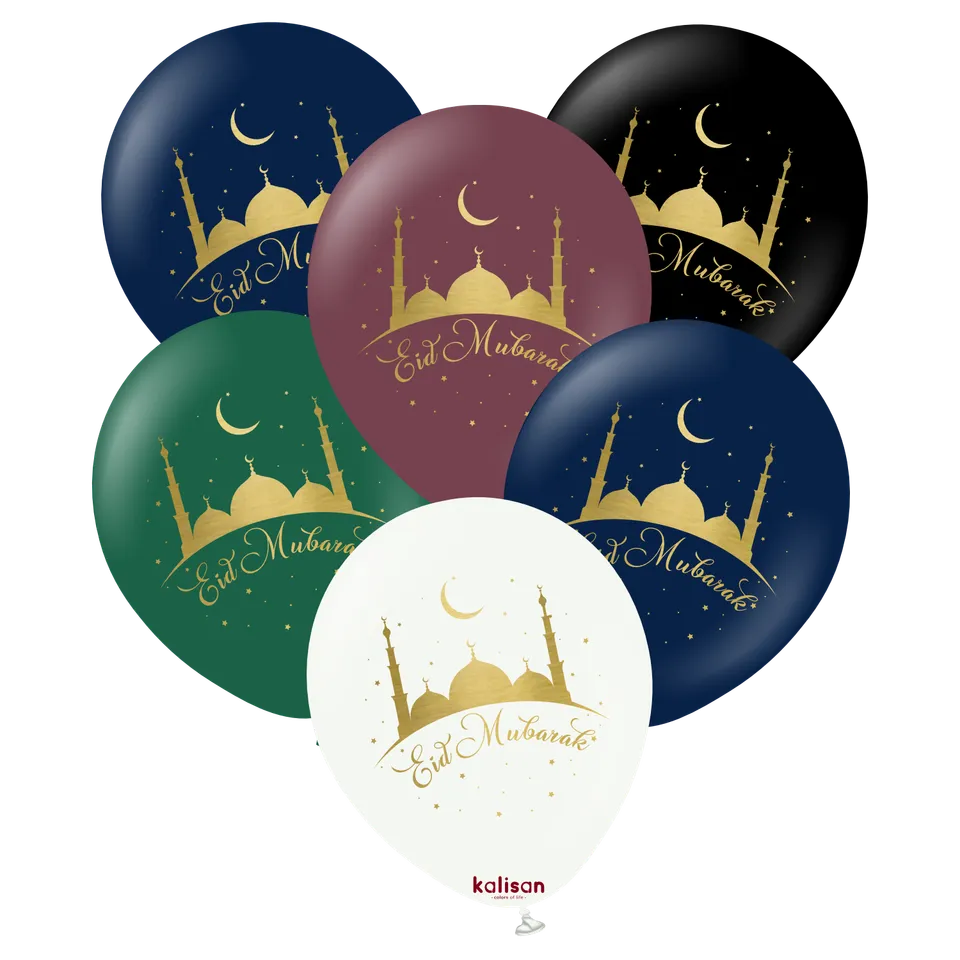 kalisan-religious-eid-m-barak-theme-2-luftballons-25-st-ck image 1