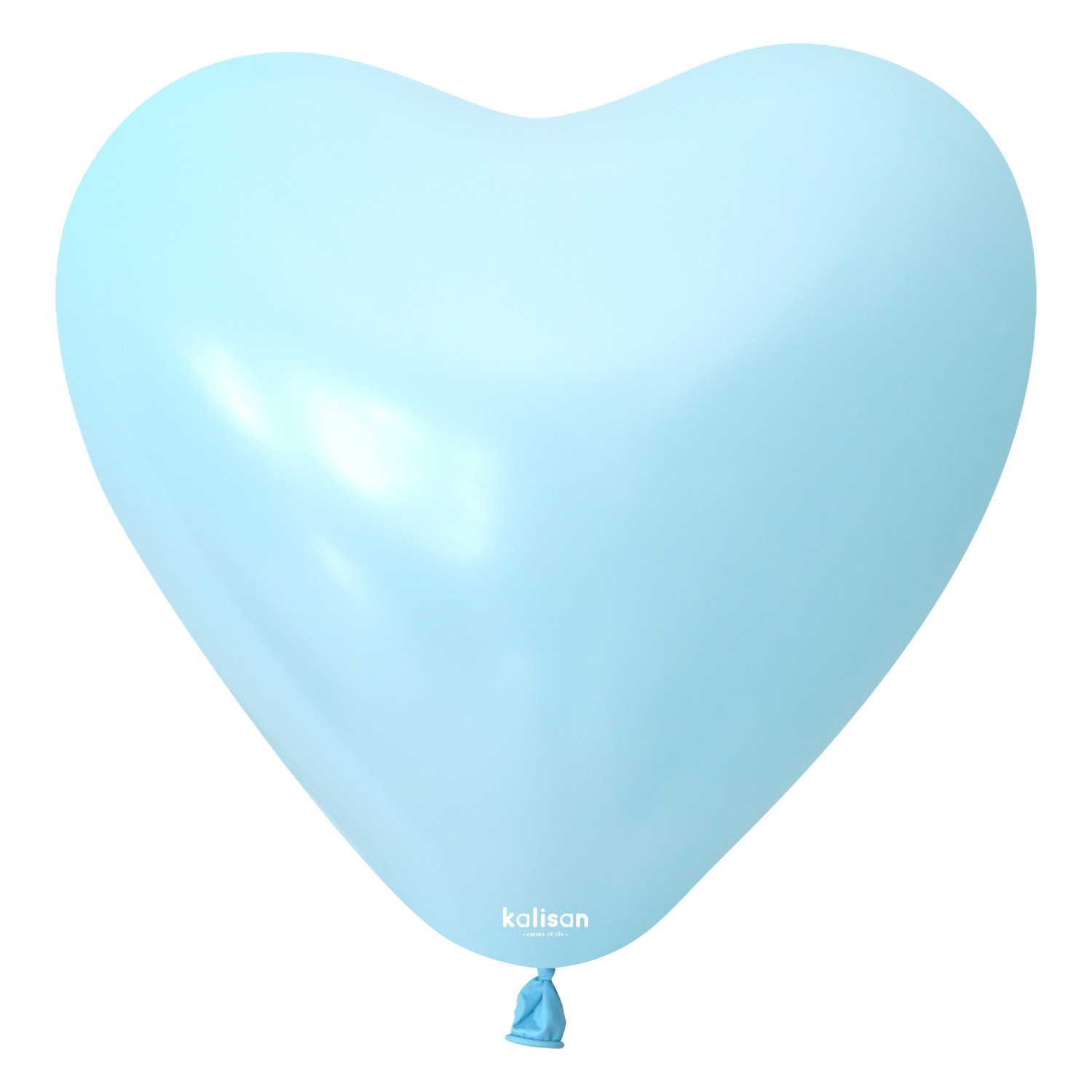 kalisan-macaron-colors-herz-luftballon-12-zoll-macaron-blau-25er-latex image 1