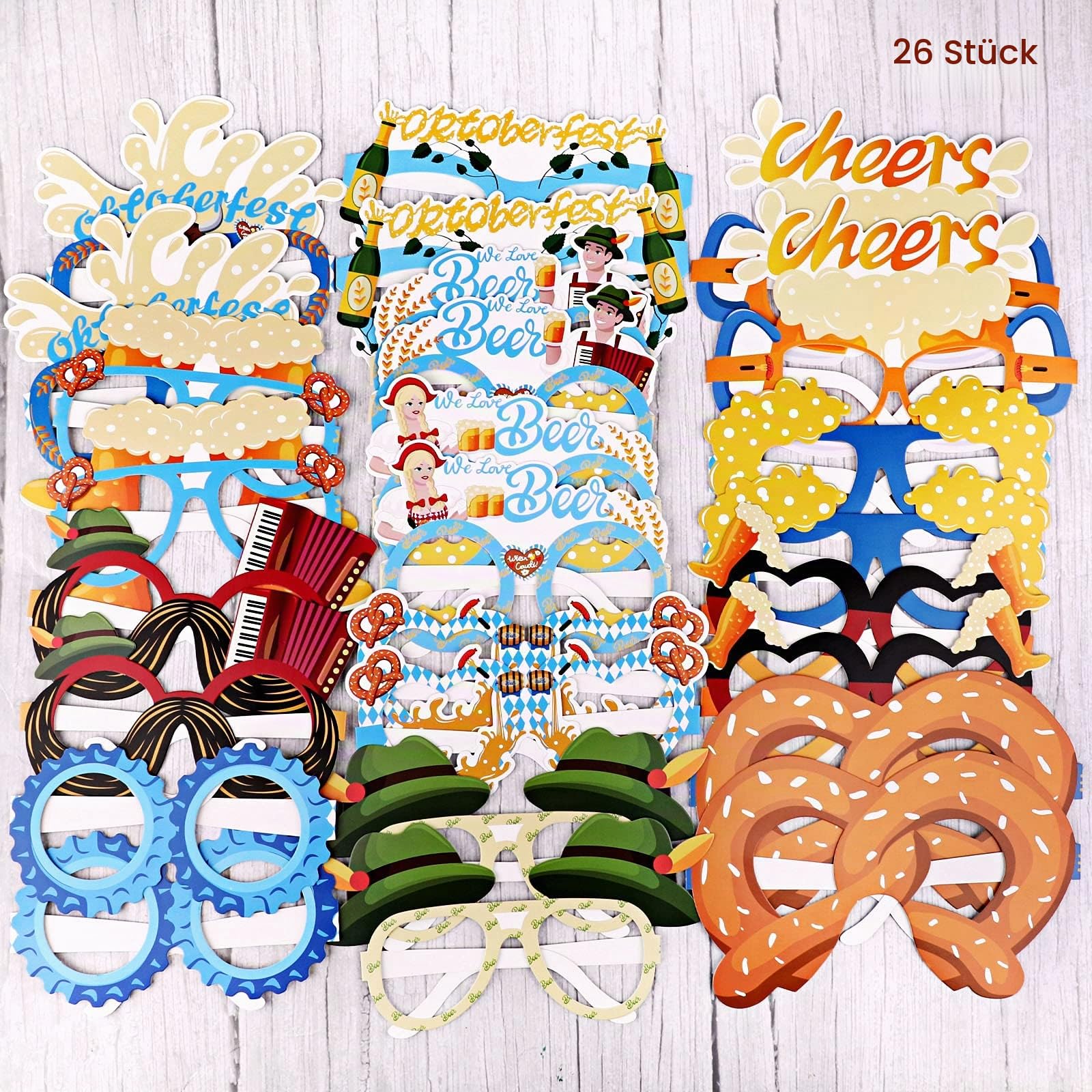 howaf-photo-booth-props-oktoberfest-partybrille-26-st-ck-papier image 7