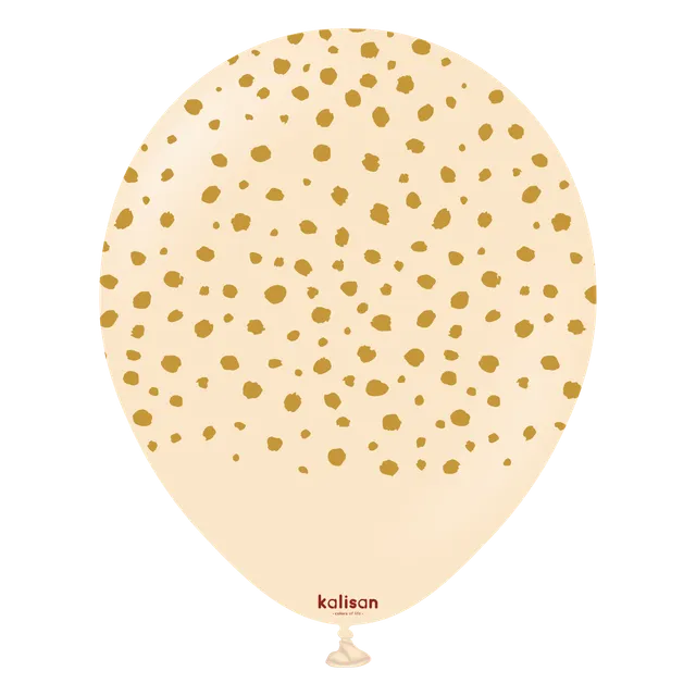 kalisan-safari-theme-cheetah-blush-luftballon-25er-gold image 1