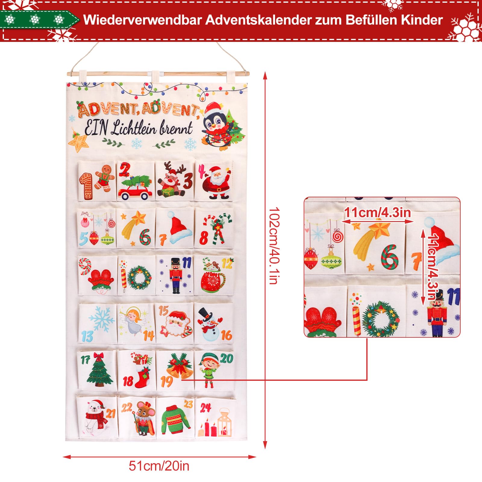 howaf-adventskalender-2026-stoff-zum-bef-llen-set-a-24-beutel image 2