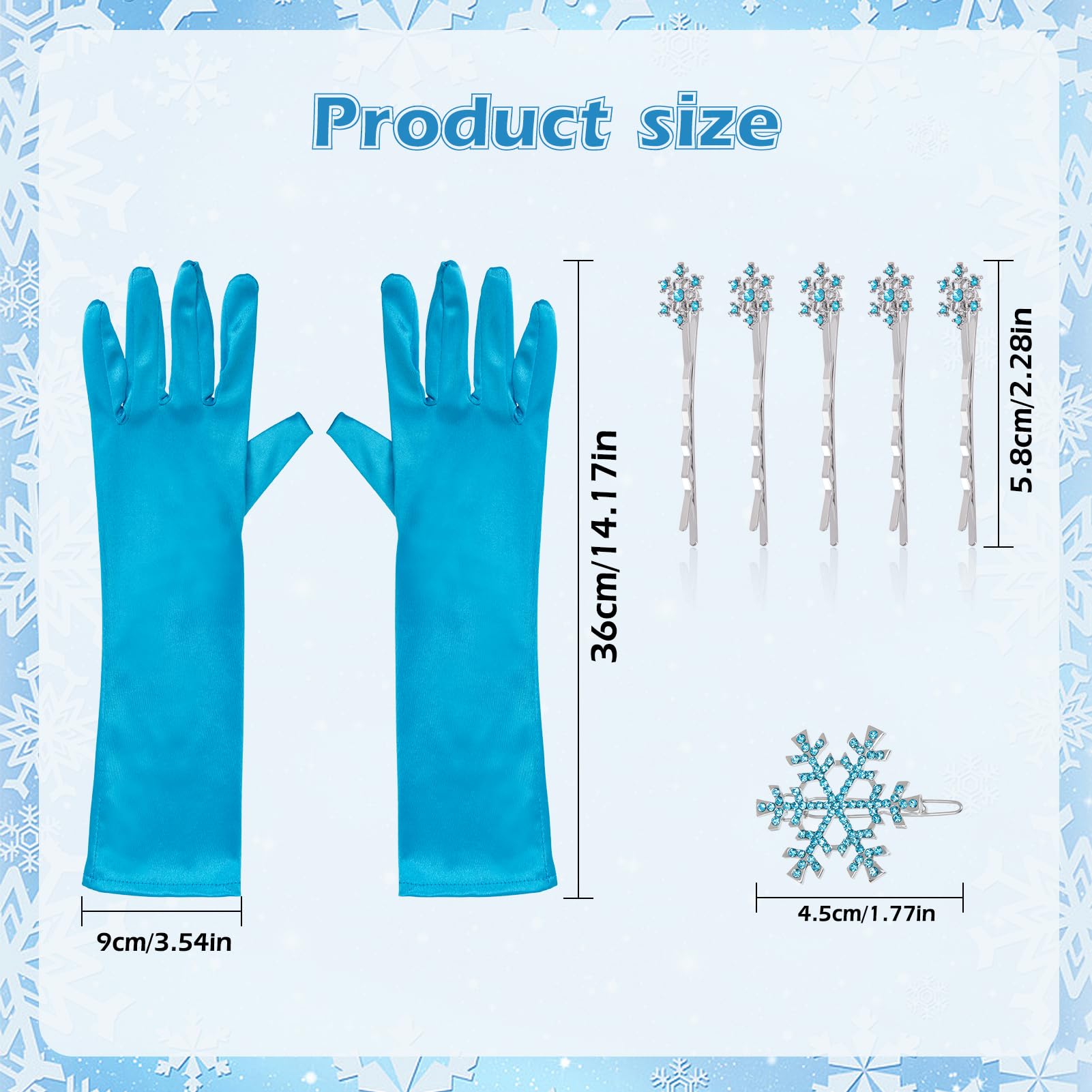 howaf-elsa-kost-m-damen-prinzessin-krone-handschuhe-schmuck-set image 2
