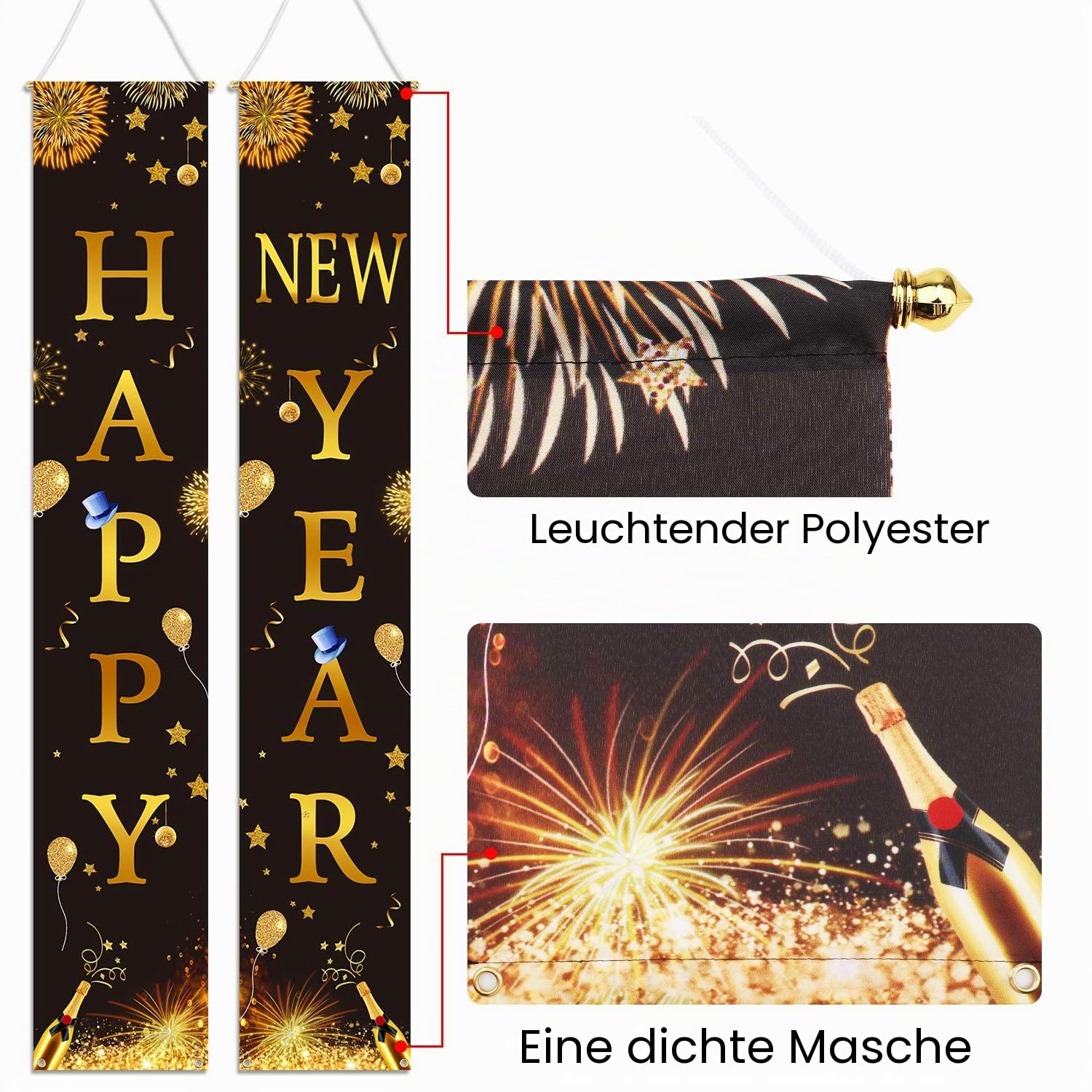 howaf-silvester-deko-banner-frohes-neujahr-schwarz-gold-2tlg image 4