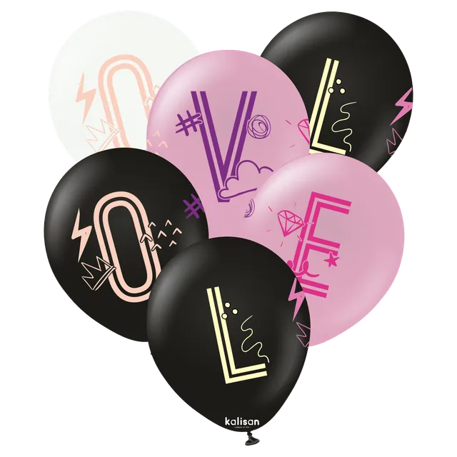 kalisan-valentinstag-typographic-love-luftballons-25-st-ck image 1