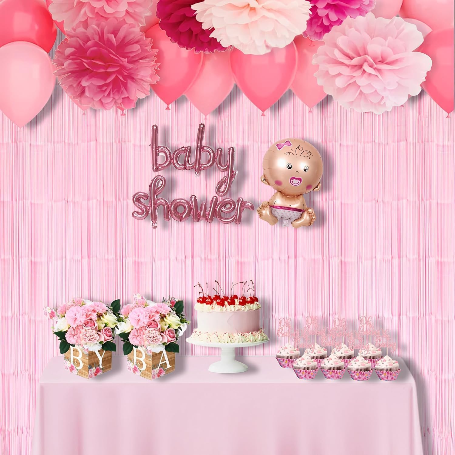 braveshine-tinsel-foil-fringe-vorhang-pastellrosa-2-st-ck image 6