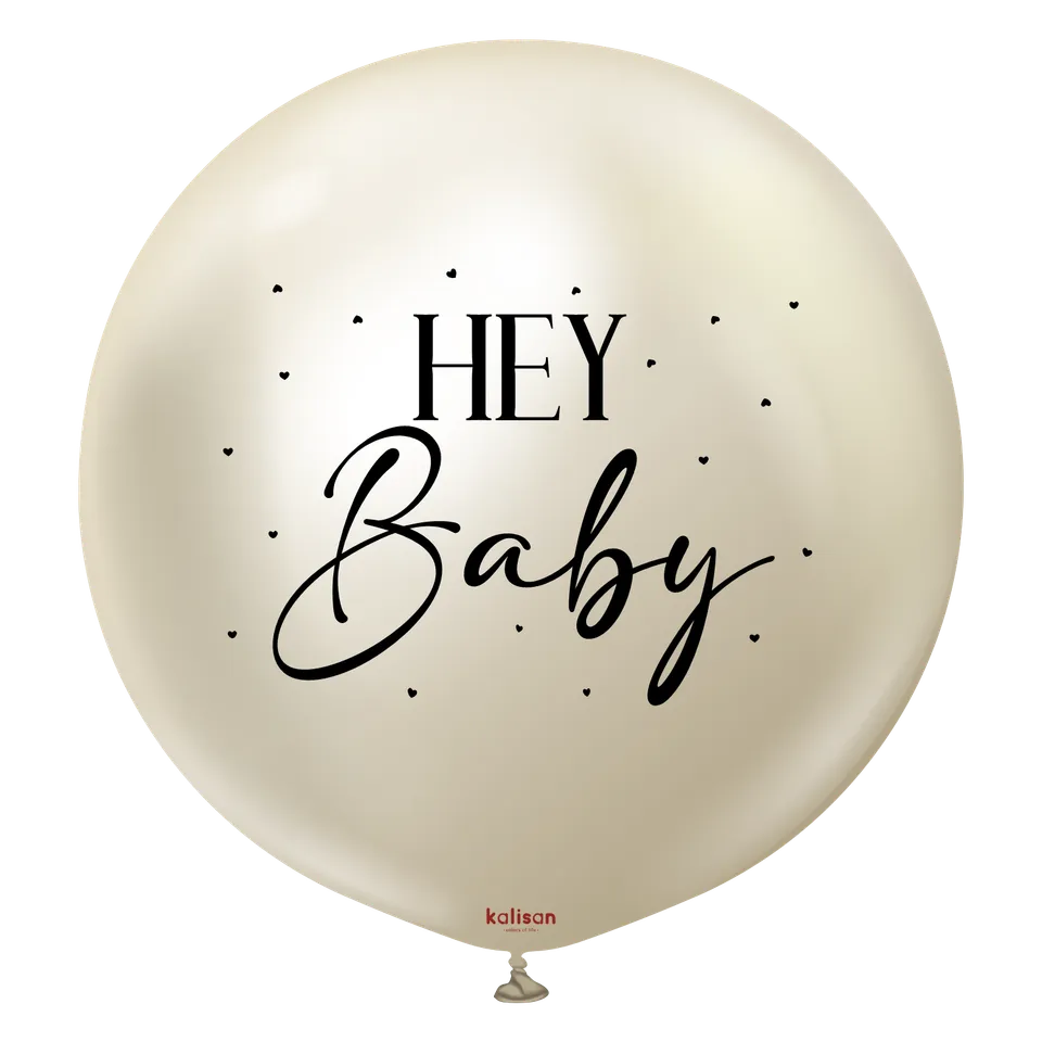 kalisan-gender-reveal-hey-baby-luftballon-36-zoll-wei-gold image 1
