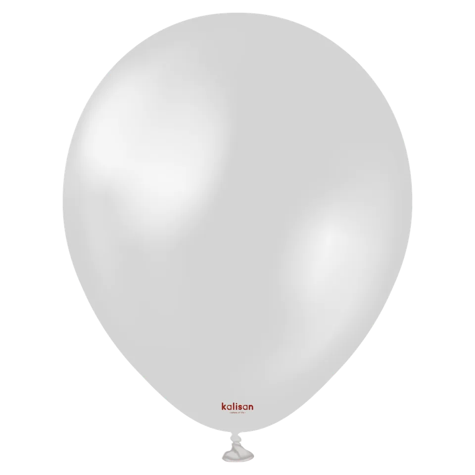 kalisan-metallic-colors-metallic-silver-luftballons-25-st-ck-12 image 1