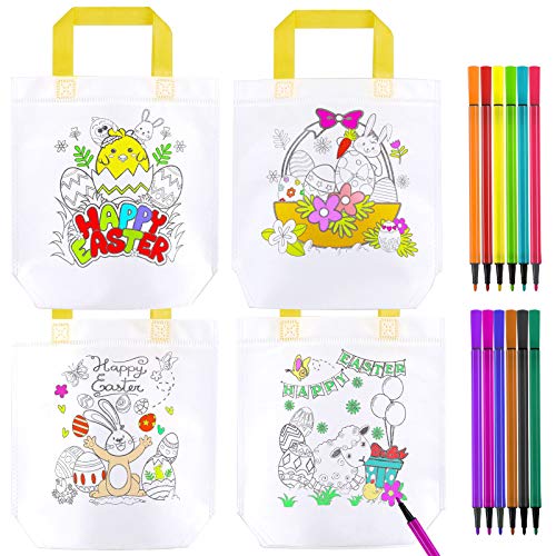 howaf-ostertasche-bemalen-stoffbeutel-set-12-stk-stifte image 8