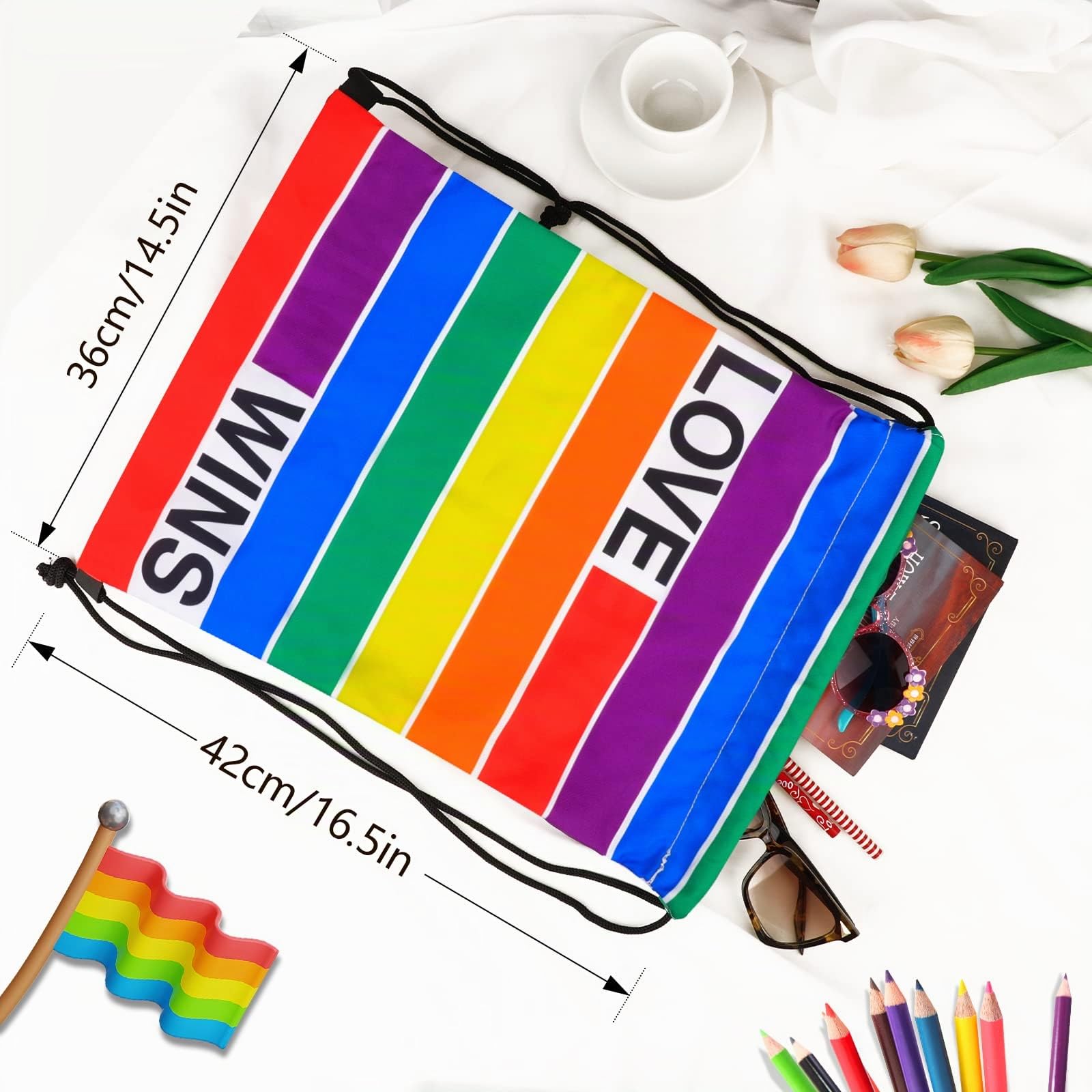 howaf-gift-bags-pride-turnbeutel-regenbogen-nylon-2-st-ck image 3