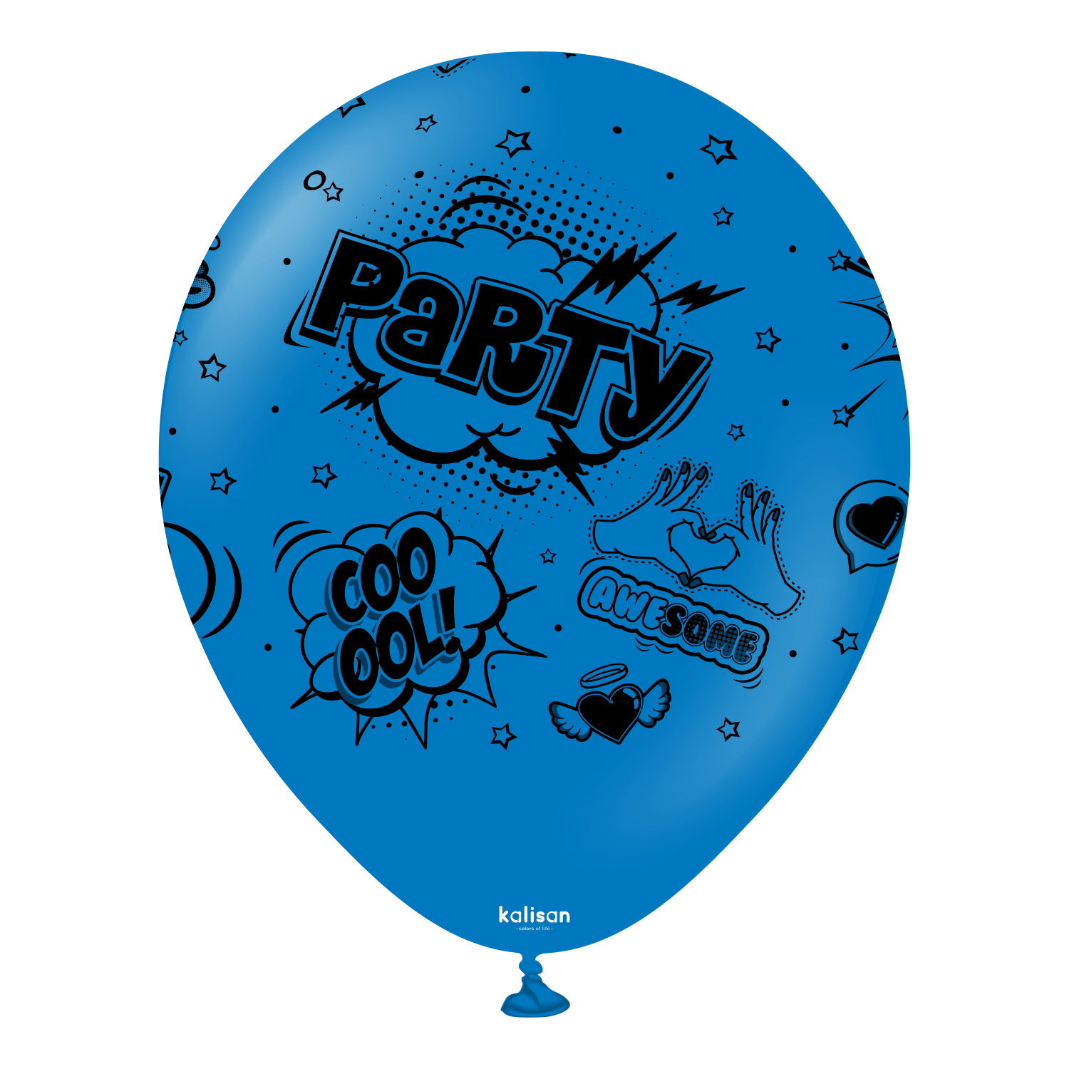 kalisan-party-theme-pop-art-happy-birthday-luftballons-25-st-ck-bunt image 6