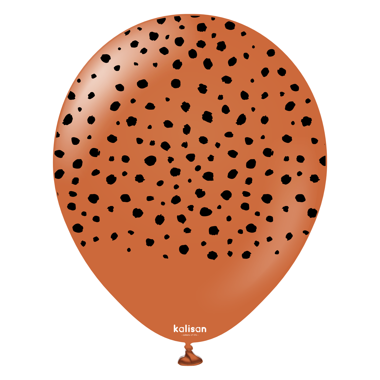 kalisan-safari-theme-cheetah-rust-orange-luftballons-25-st-ck-orange image 1