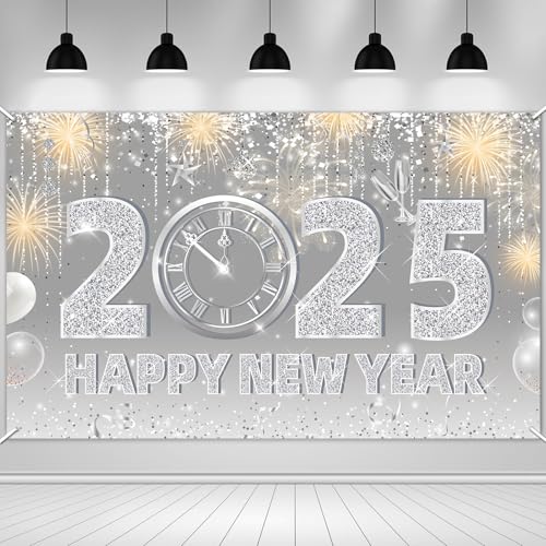 howaf-silvester-deko-banner-2025-silber-185x110cm-happy-new-year image 8