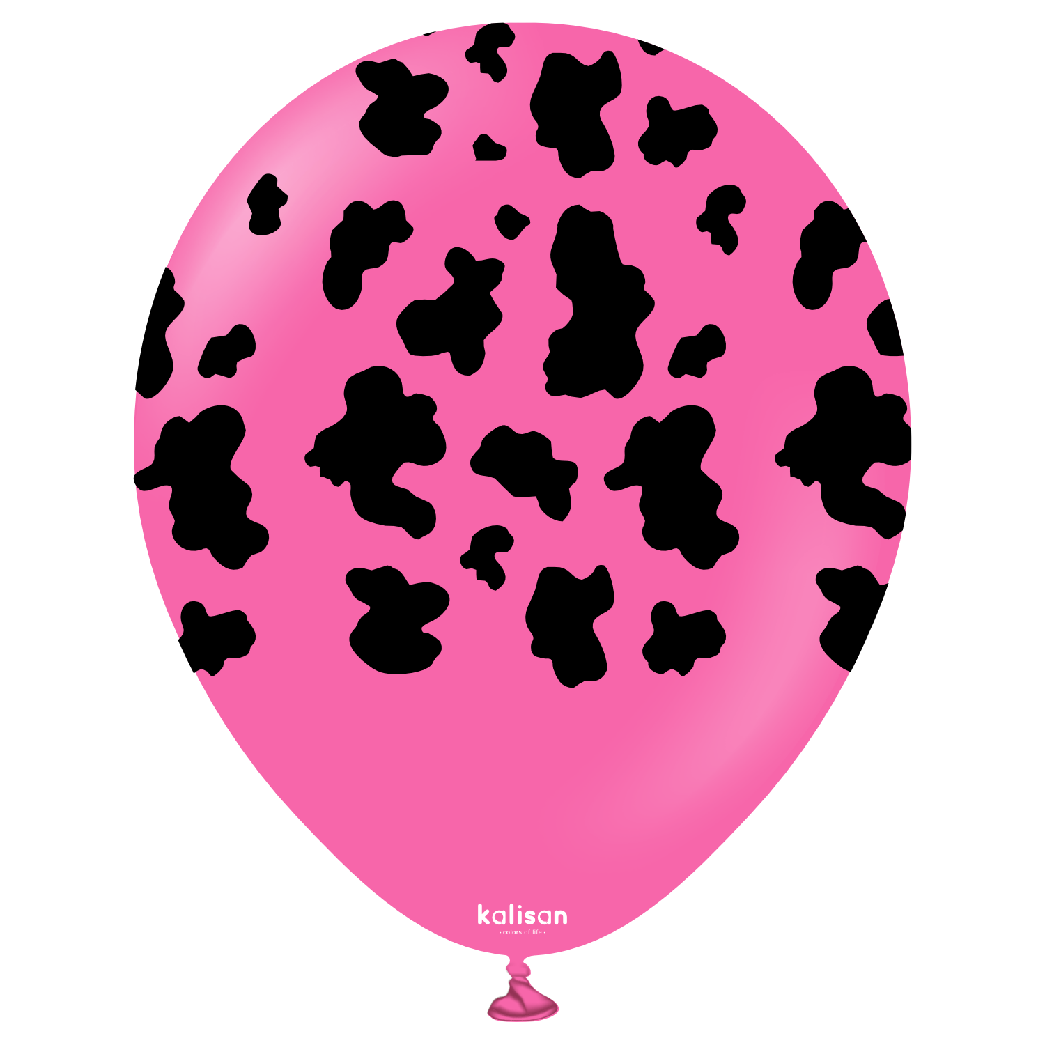 kalisan-safari-cow-fuchsia-luftballons-12-25-st-ck image 1