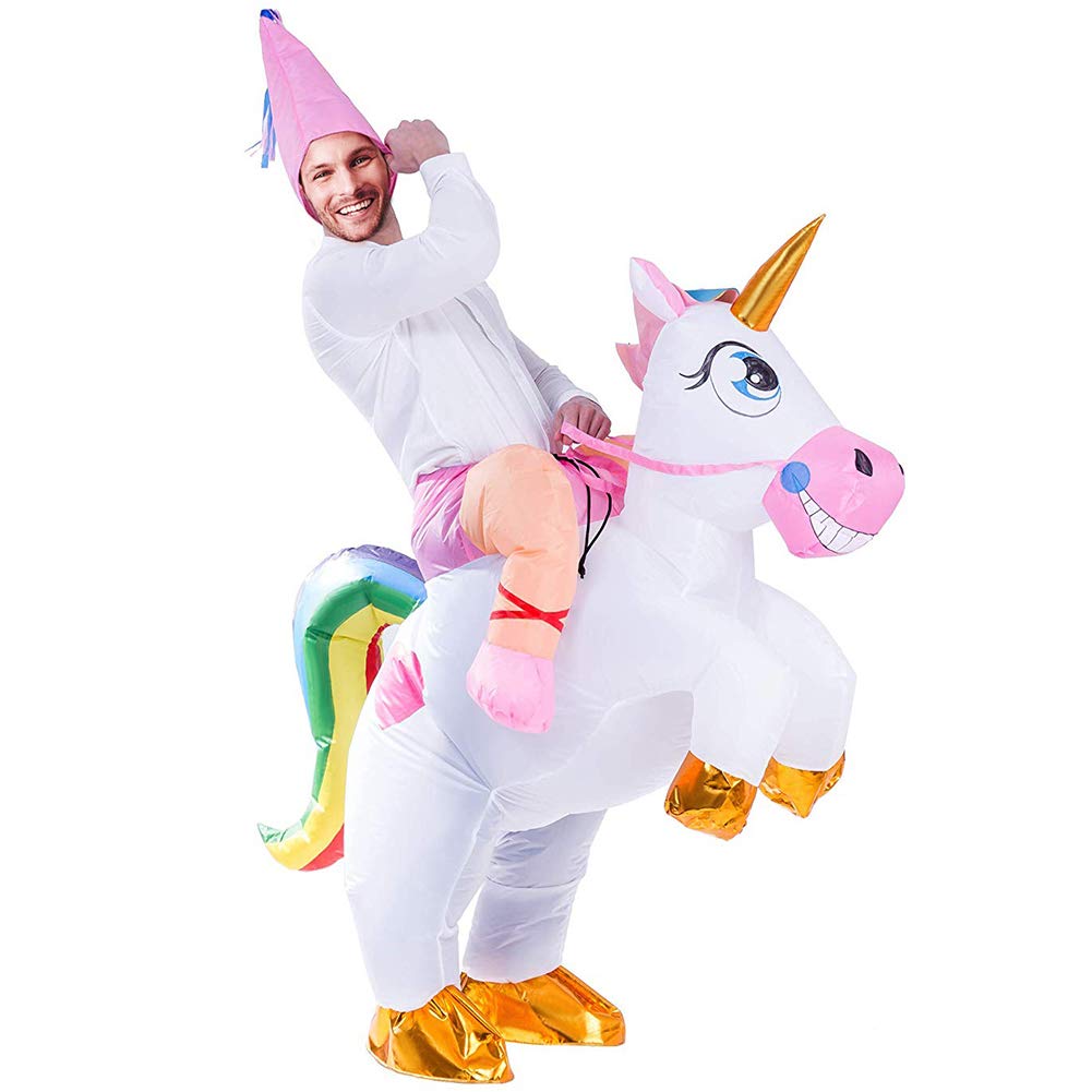 tacobear-costume-einhorn-kost-m-aufblasbar-erwachsene-mit-hut image 2