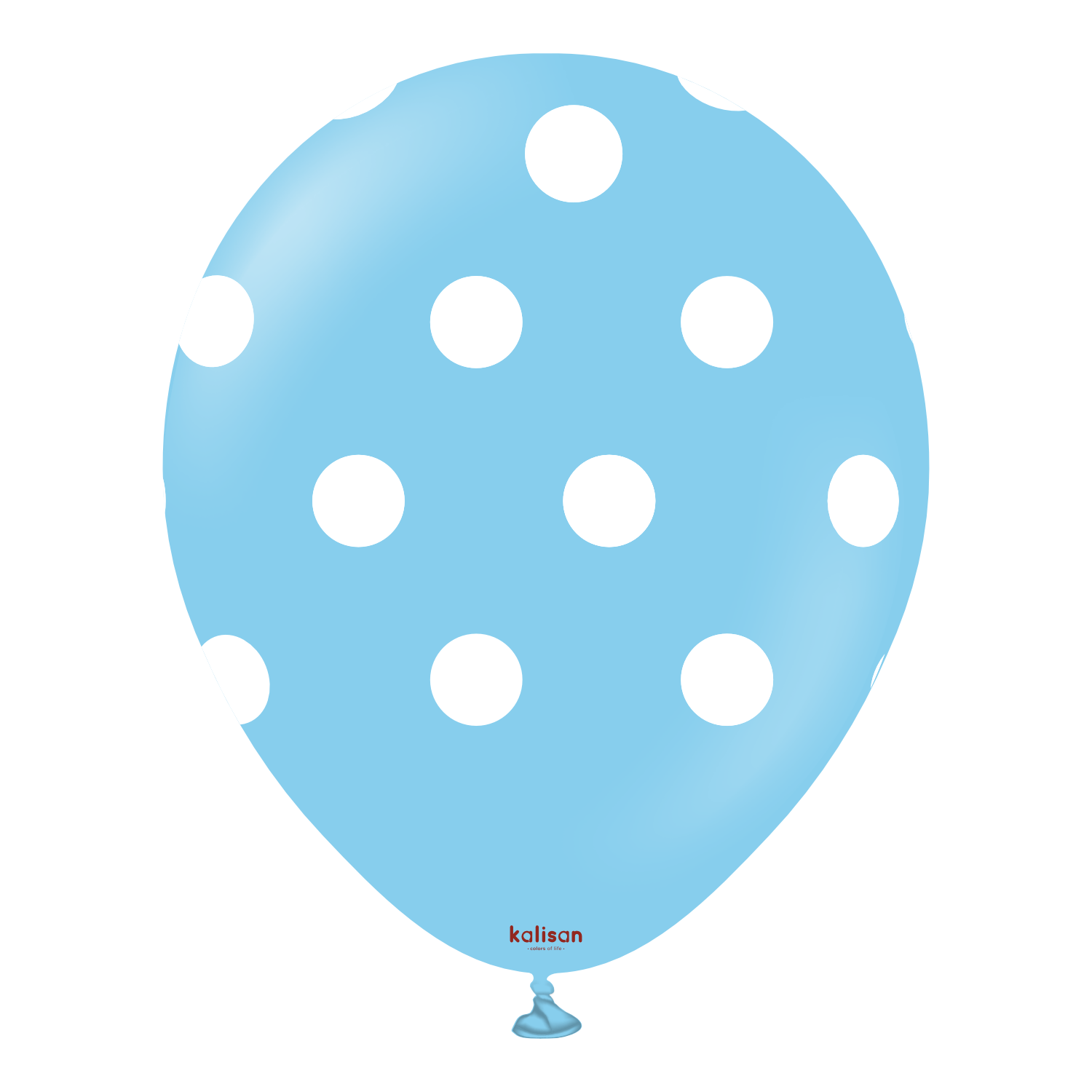 kalisan-party-theme-polka-dots-blue-luftballons-12-zoll-25-st-ck image 2