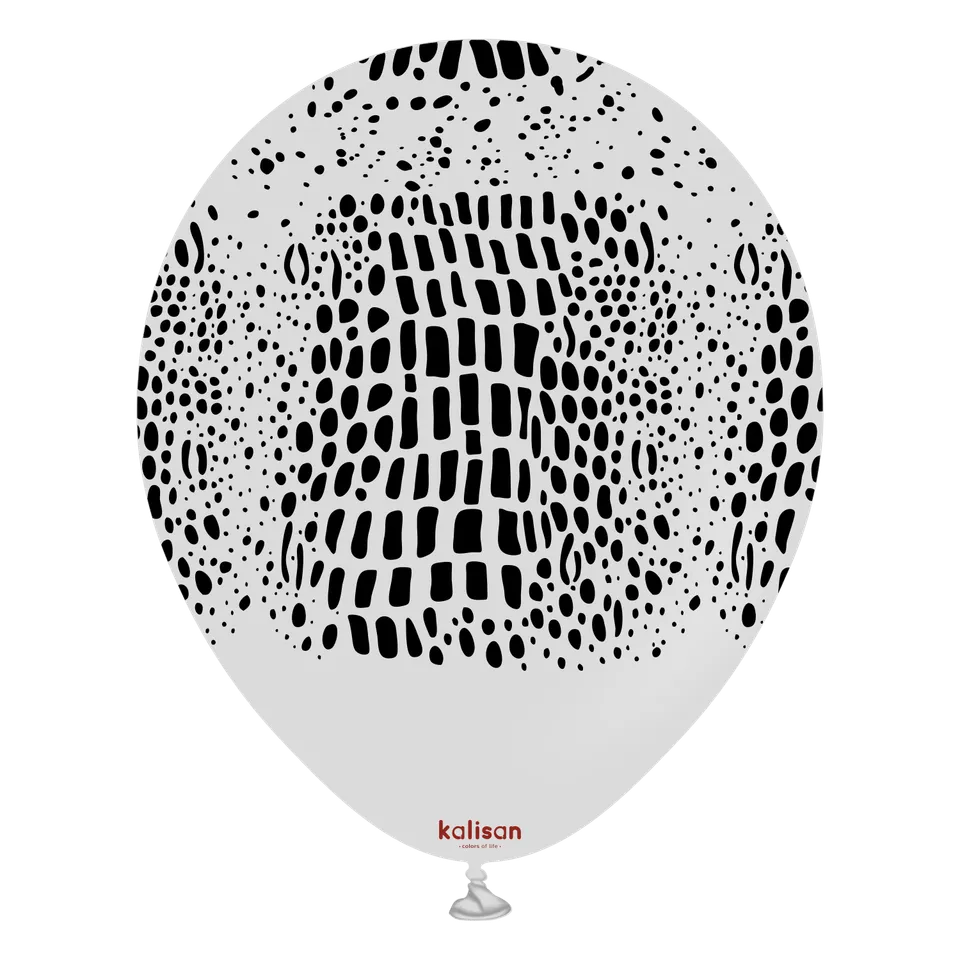 kalisan-safari-crocodile-smoke-luftballon-30-cm-25-st-ck image 1