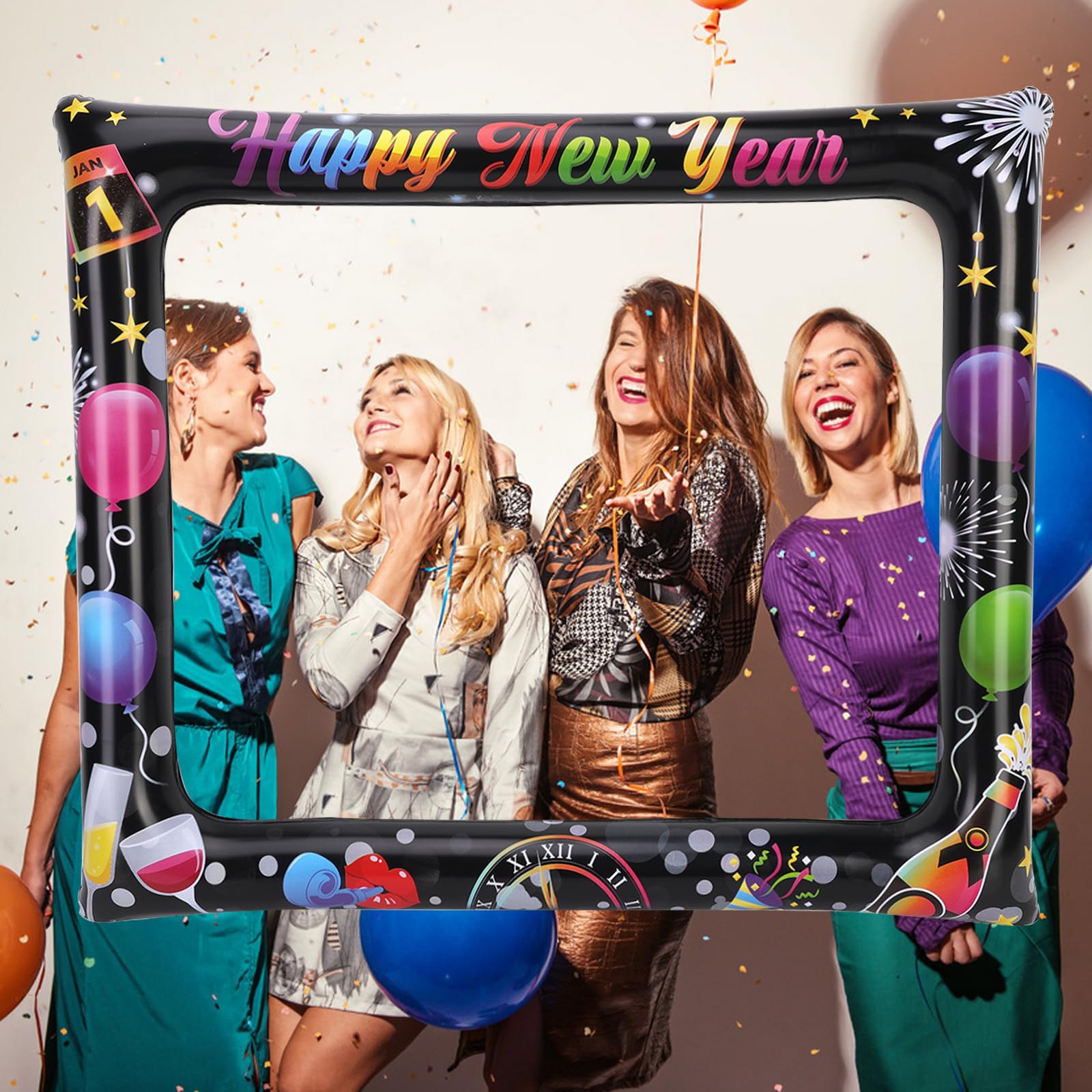 howaf-silvester-fotorahmen-aufblasbar-happy-new-year-75cm image 6