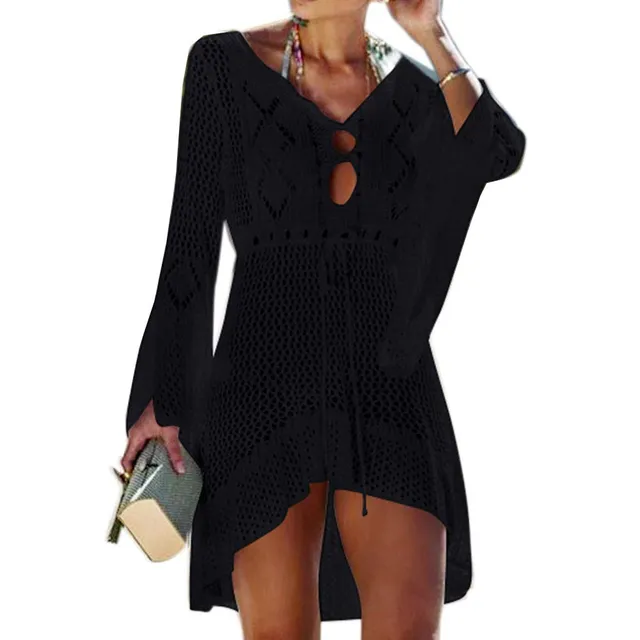 tacobear-beach-cover-up-strandkleid-damen-schwarz-einheitsgr-e image 1