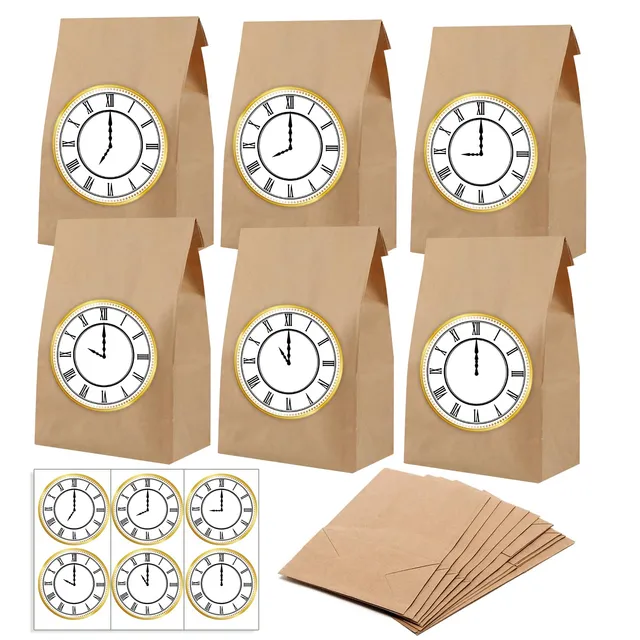 howaf-silvester-countdown-t-ten-6er-kraftpapiert-ten-mit-aufkleber image 1
