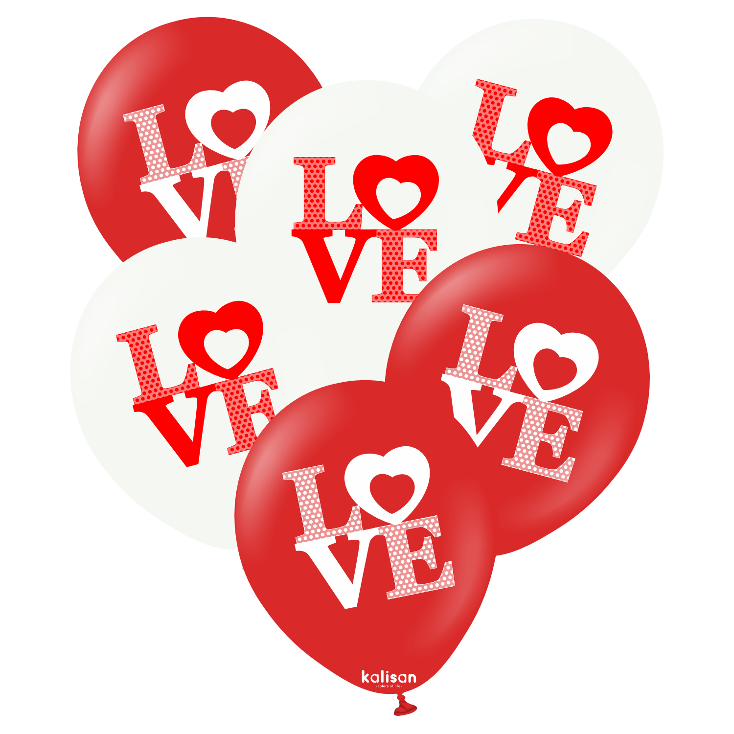 kalisan-valentine-s-day-love-luftballons-12-25-stk-rot-wei image 1