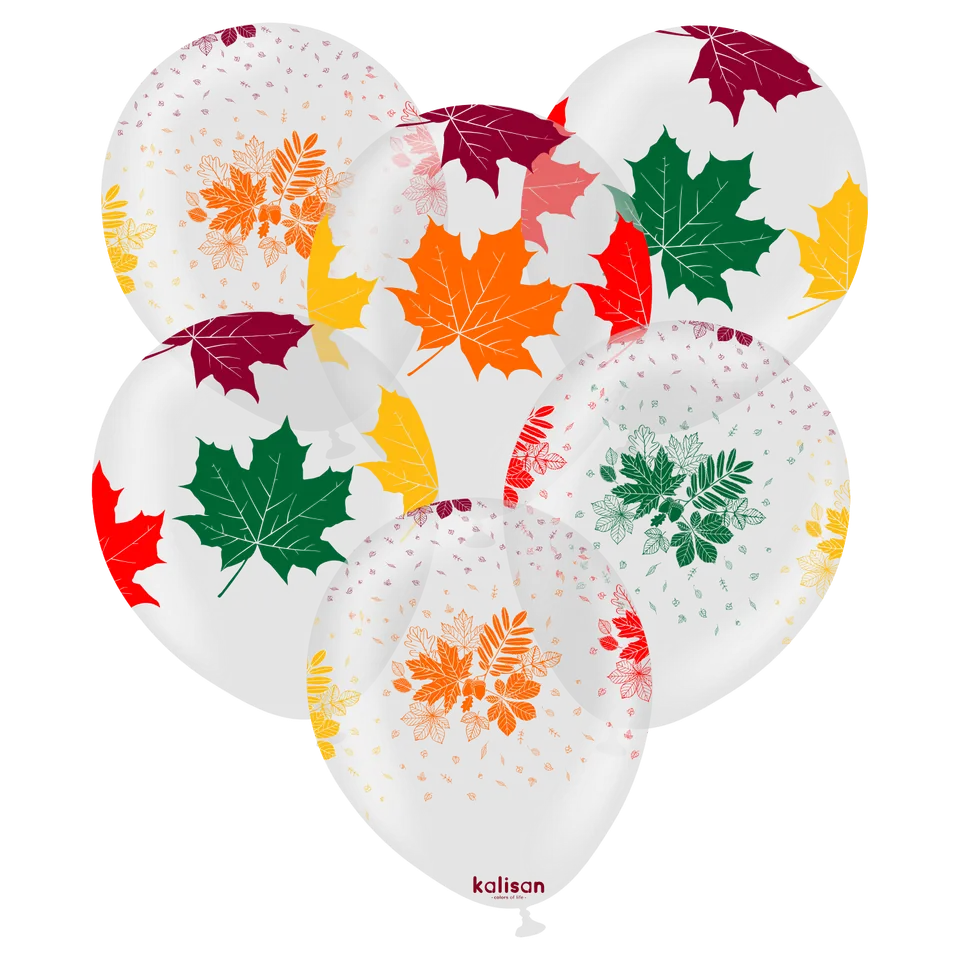 kalisan-fruits-plants-leaves-luftballons-transparent-25-st-ck image 1