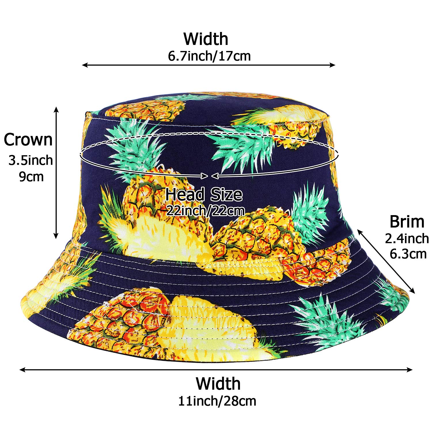 tacobear-fischerhut-navy-ananas-bucket-hat-fr-chte image 6
