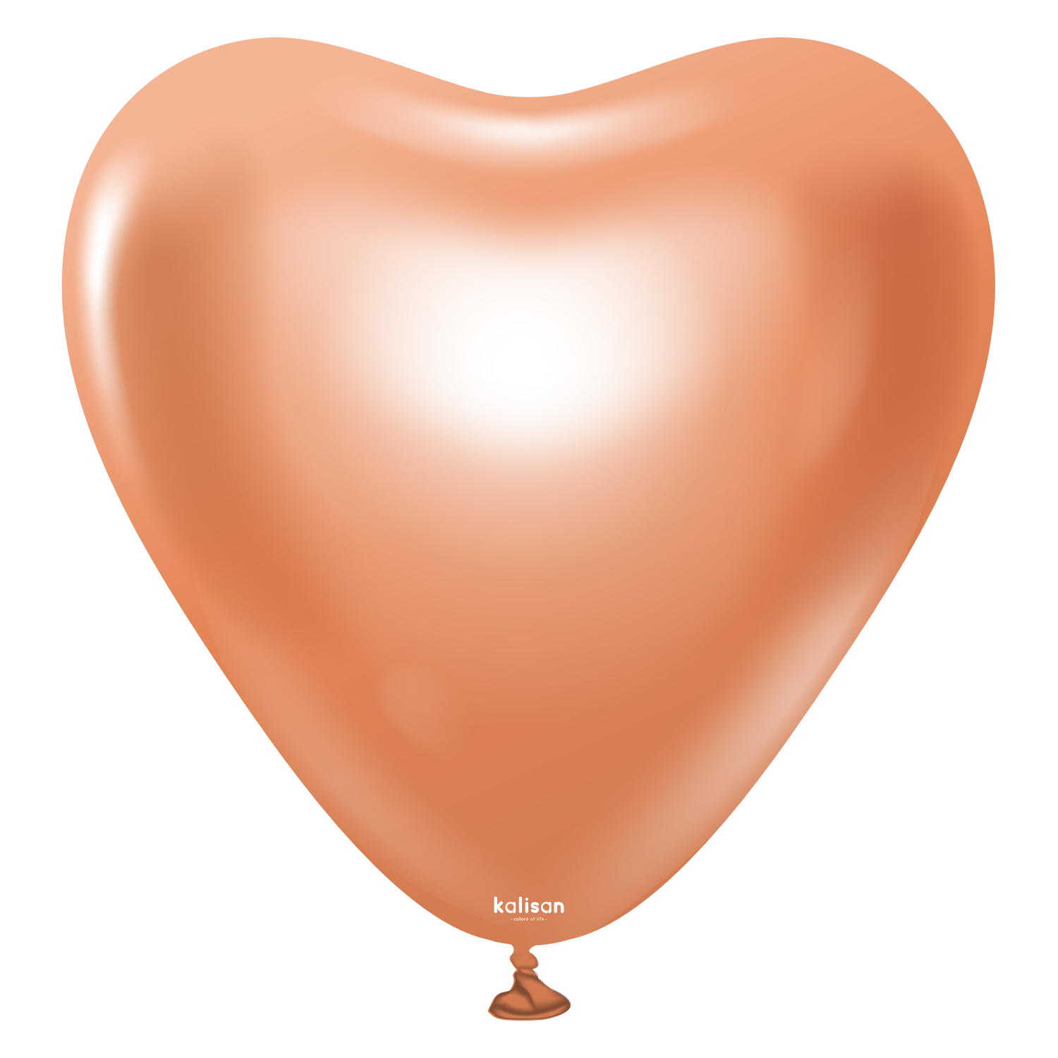 kalisan-mirror-herz-kupfer-luftballons-12-zoll-10-st-ck-chrom image 1