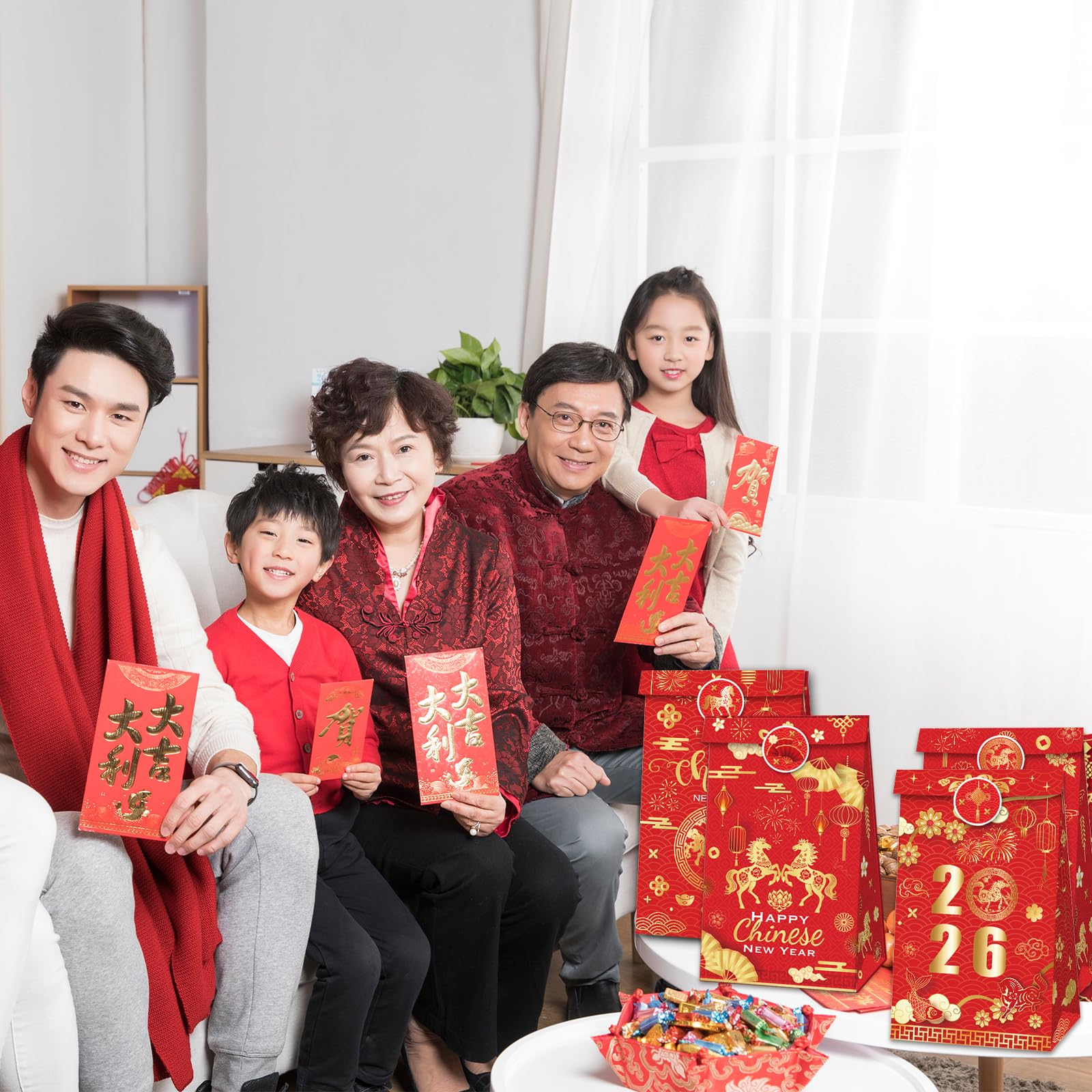 howaf-chinesisch-neujahr-geschenkt-ten-rot-12-st-ck-pferd image 8