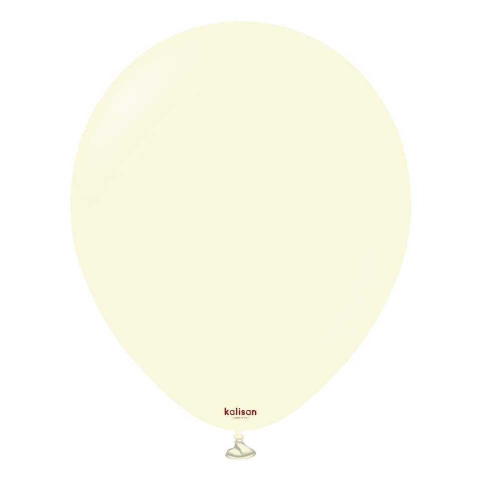 kalisan-macaron-colors-luftballon-12-zoll-pale-yellow-25er-pastell image 1