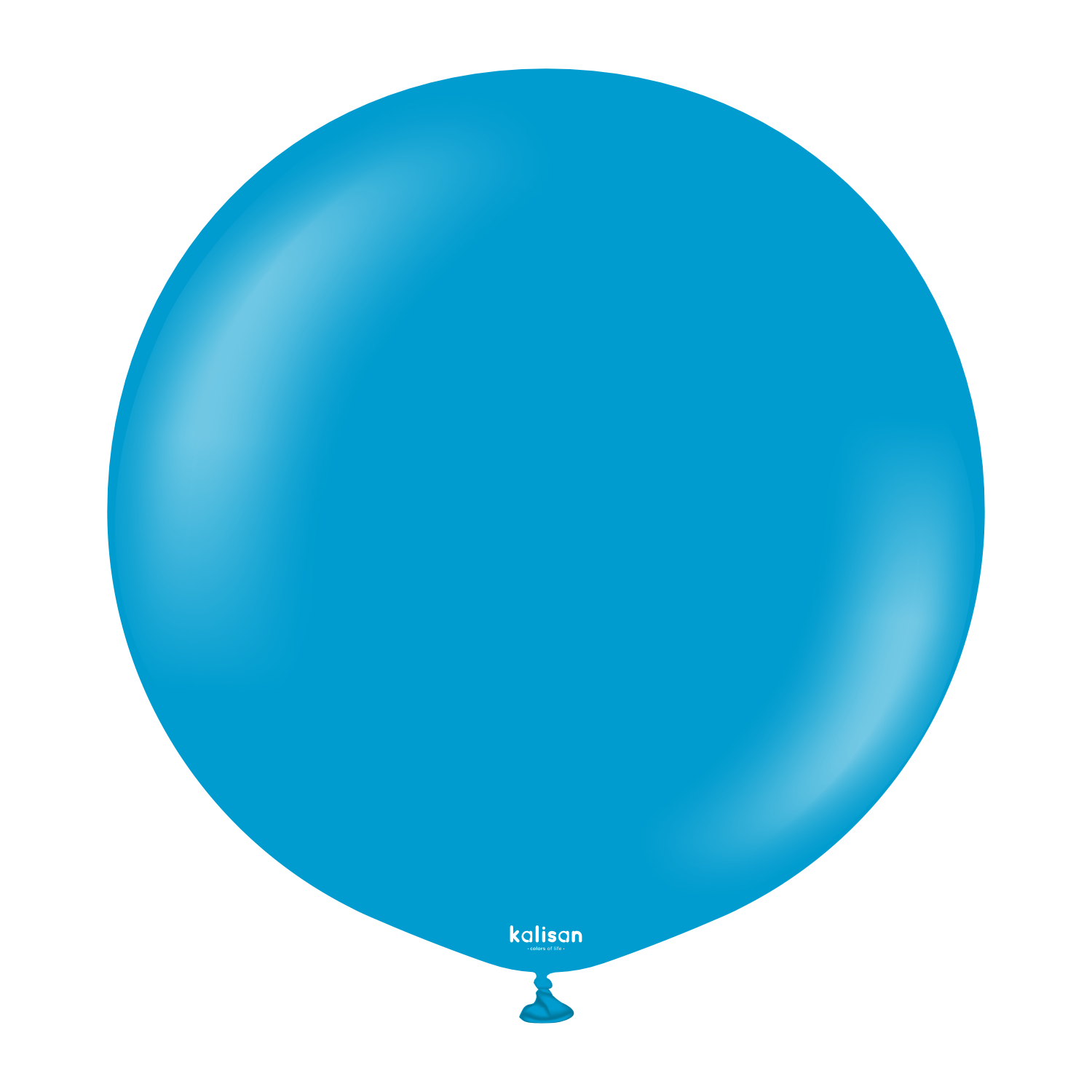 kalisan-standard-colors-caribbean-blue-luftballons-25-st-ck image 3
