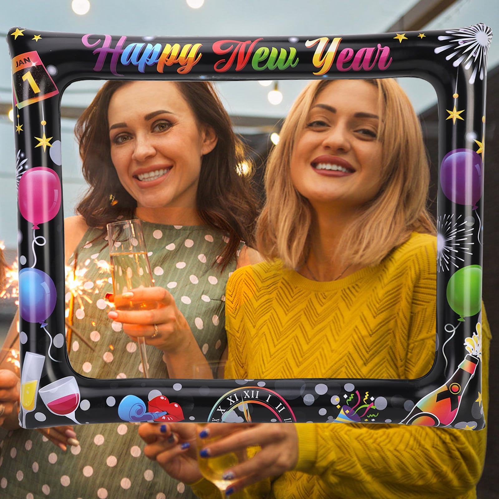 howaf-silvester-fotorahmen-aufblasbar-happy-new-year-75cm image 7
