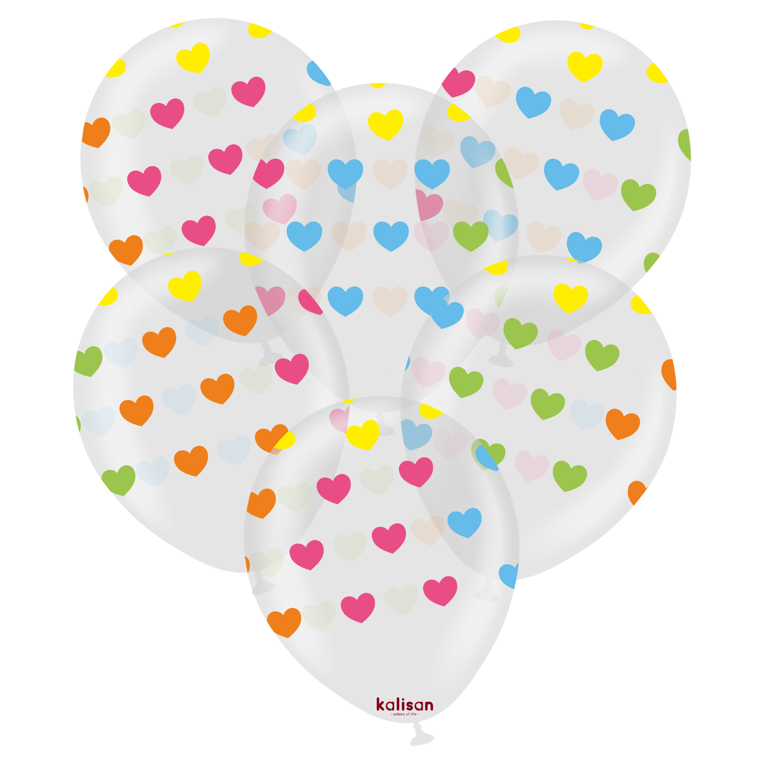 kalisan-party-colorful-hearts-luftballons-12-25-stk image 1