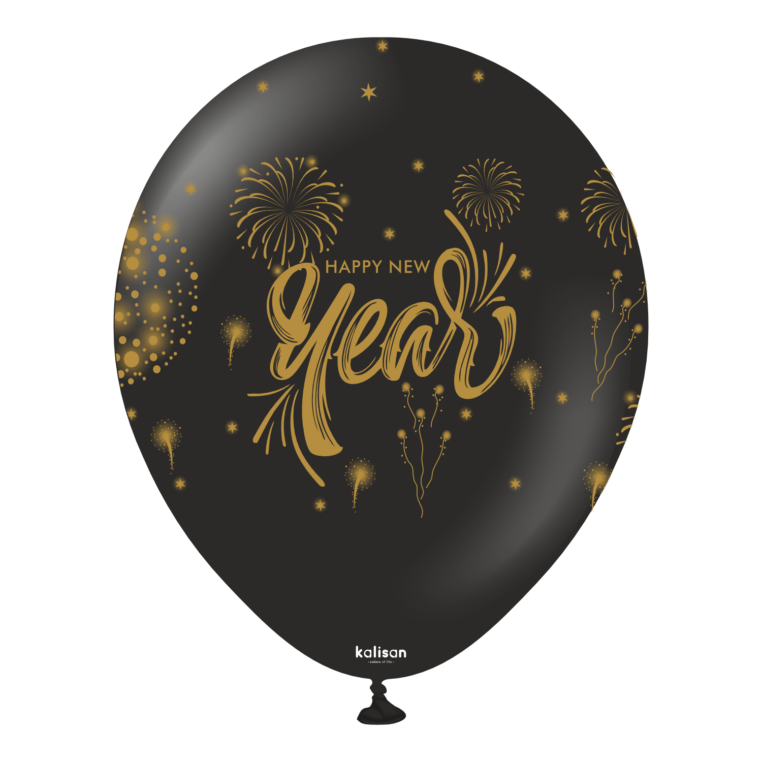kalisan-new-year-happy-new-year-luftballons-schwarz-12-25-stk image 3