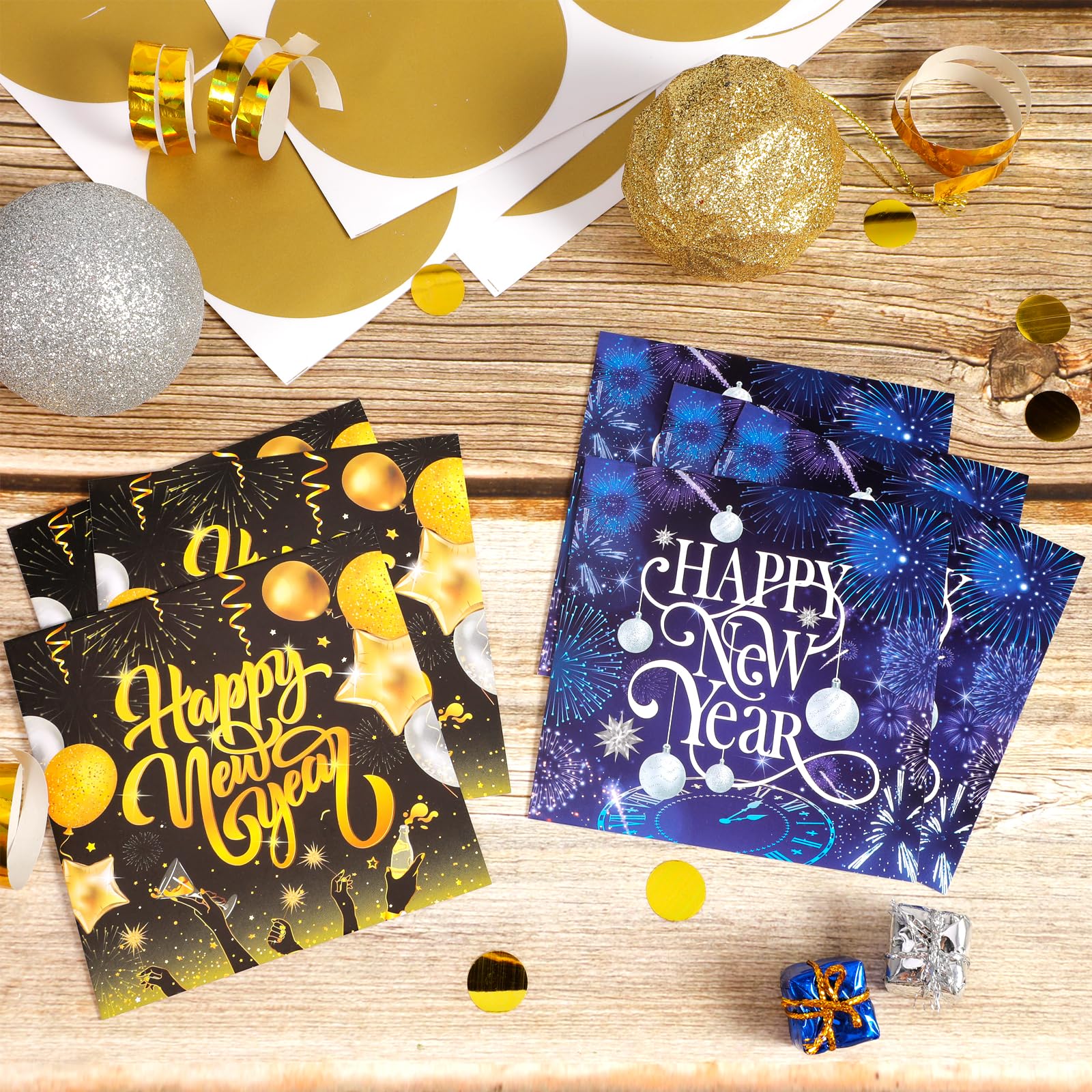 howaf-rubbelkarten-silvester-12-st-ck-happy-new-year-lose image 6