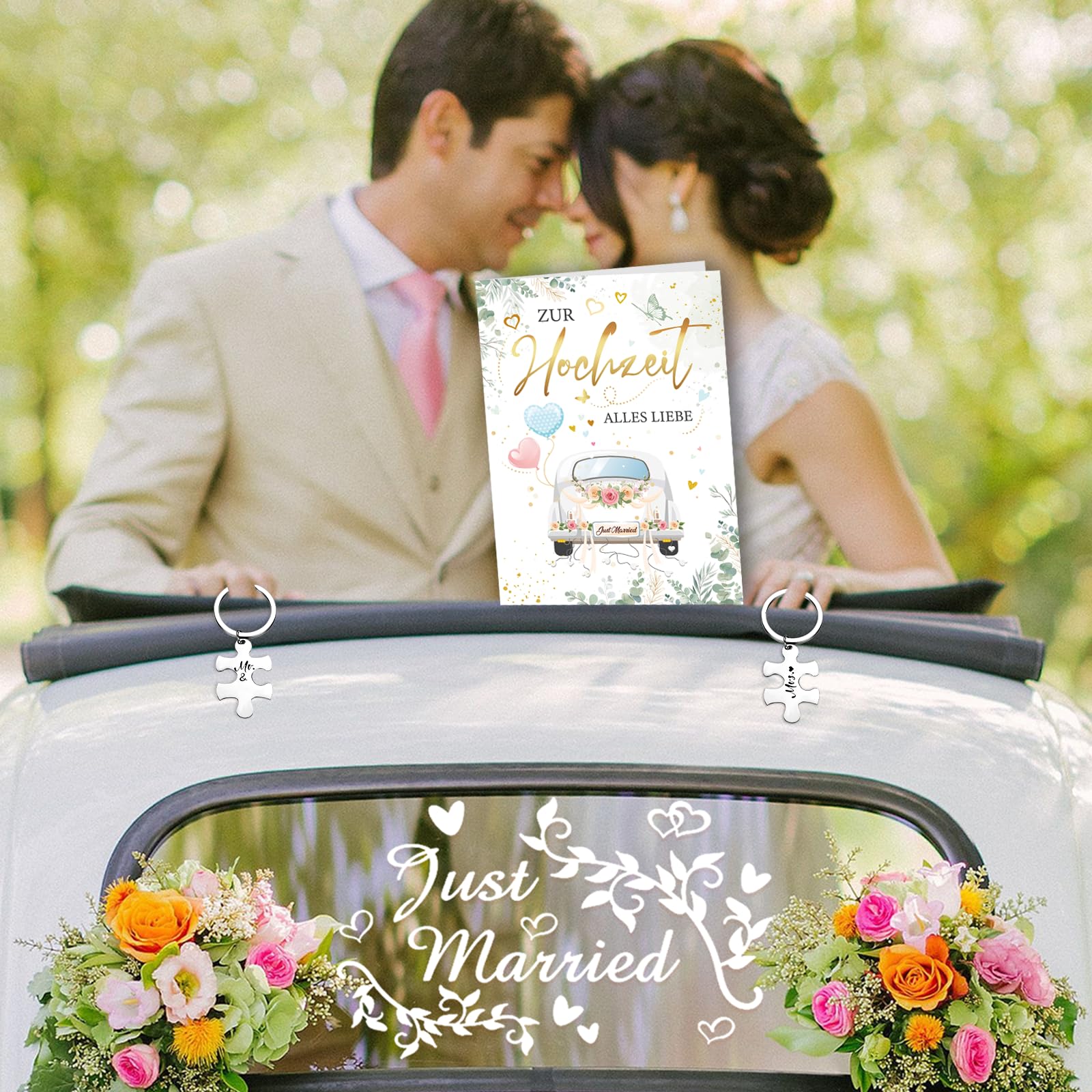 howaf-hochzeitskarte-mit-mr-mrs-schl-sselanh-nger-1-stk image 7