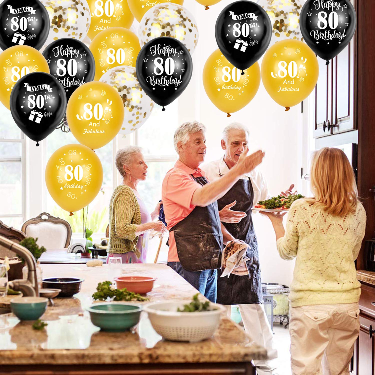 howaf-80-geburtstag-luftballons-schwarz-gold-30-st-ck image 4