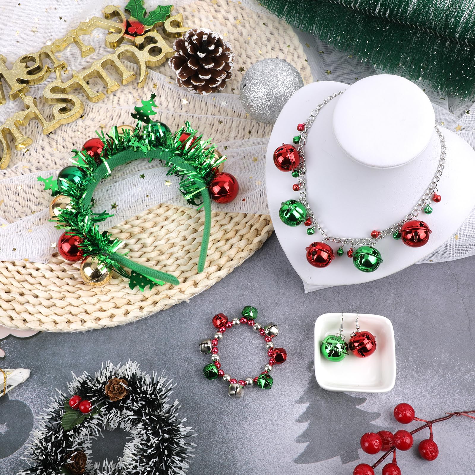 howaf-weihnachtskost-m-damen-set-haarreif-schmuck image 4