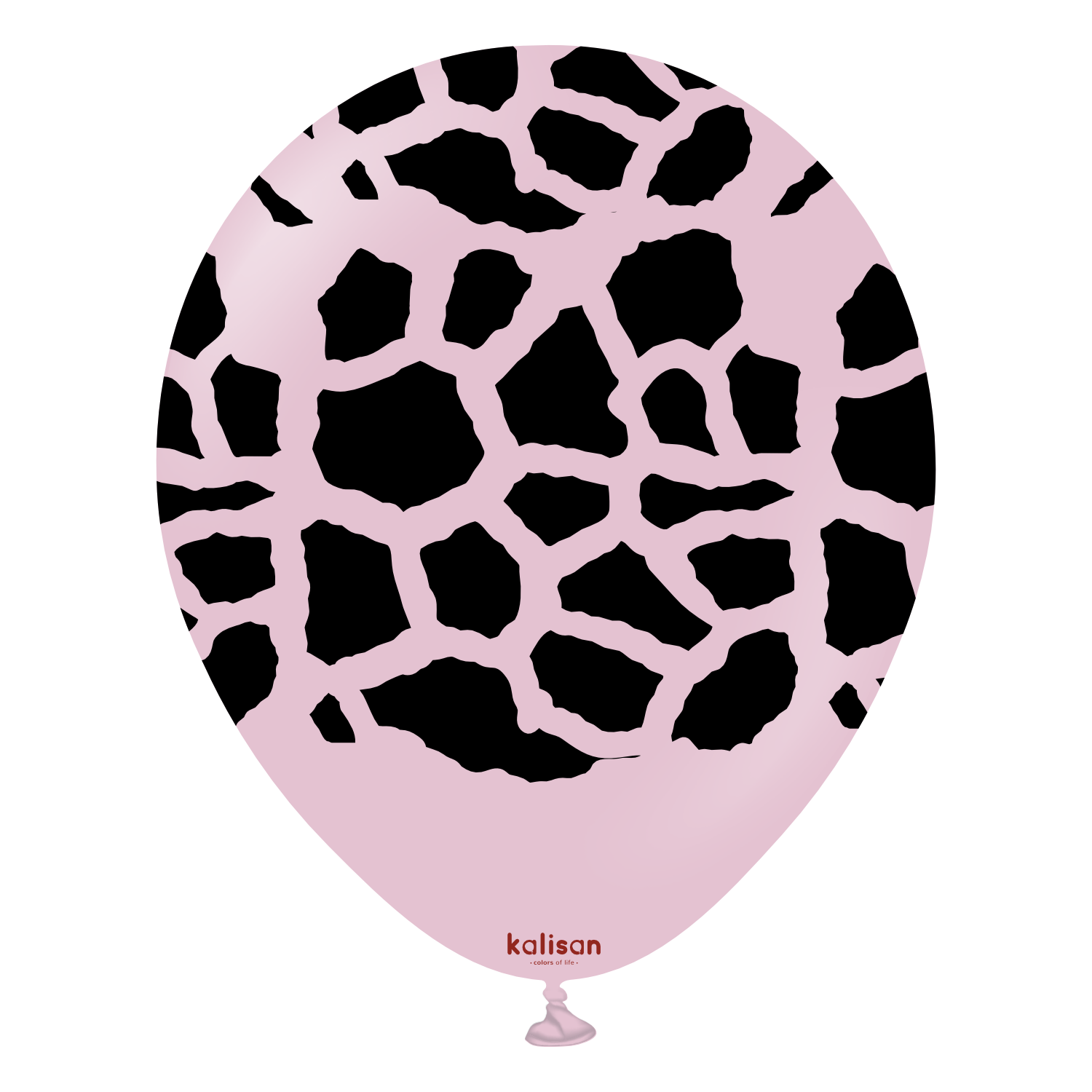 kalisan-safari-theme-giraffe-dusty-rose-luftballons-25-st-ck image 1